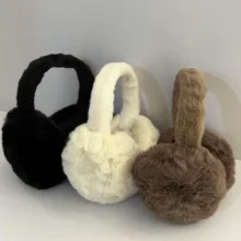 گوش گیر زمستانی دسته خز تاشو خز دار