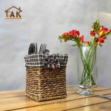 جا قاشقی ایستاده حصیری مربع